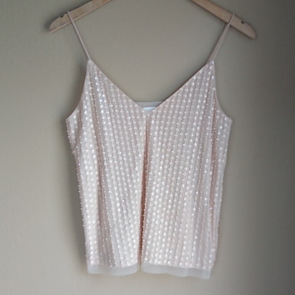 H&M Sequin Evening Dress Strappy Tank Small